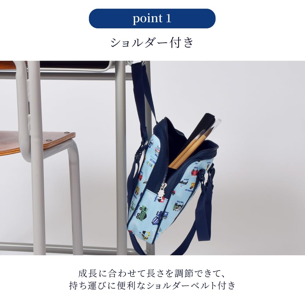 КРАСОЧНЫЙ КОНФЕТНЫЙ СТИЛЬ Каллиграфия Горошек Большой для начальной школы с плечевым ремнем Включает бесплатную салфетку для протирки сумки, (Твил/Черный),