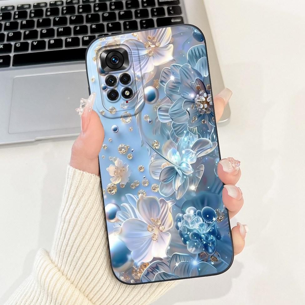 6.67'' Глобальный Для Redmi Note 11 Pro Чехол Силиконовый Модный Роскошный Милый Кот Расписанный Ударопрочный Чехол Для Телефона Для Redmi Note 11 Pro 5G