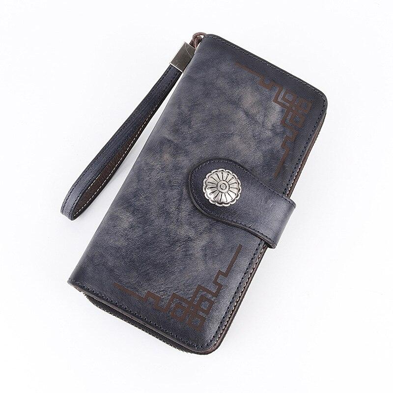 Johnature Винтажные женские кошельки и кошельки, кошелек для телефона из натуральной кожи, повседневный мягкий кошелек из воловьей кожи, держатель для карт