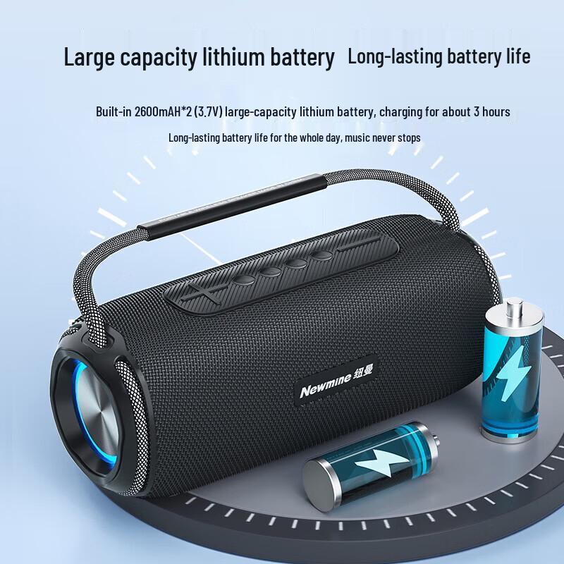 Bluetooth-колонка Newmine N20, китайская вилка (адаптер в комплекте)