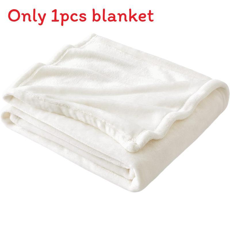 Плюшевое одеяло легкого дизайна для декора гостиной