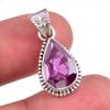 Natural Alexandrite Gemstone 925 Solid Sterling Silver Gift Pendant 1.25" v2N46