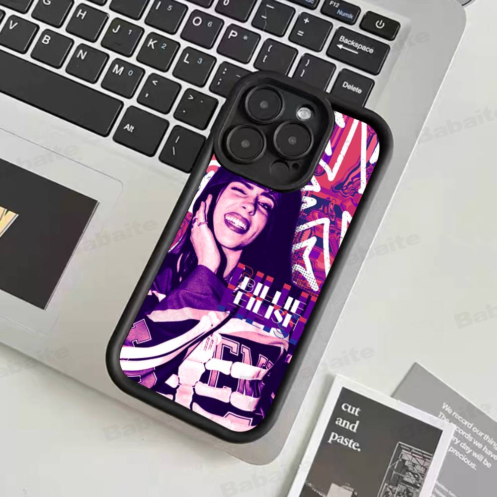 Чехол для телефона Поп-певицы B-Billie Для IPhone 17 16 15 14 13 12 11 Pro Max 16E Plus INS Мягкий чехол