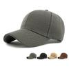 Twill Hat Women's Spring Summer Hard Top Baseball Cap Men's Solid Color Sunscreen Cap