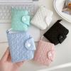 Simple Zero Wallet Girls Candy Color Card Bag Student Backpack Pendant Buckle Small Wallet Coin Purse Id Card Holder