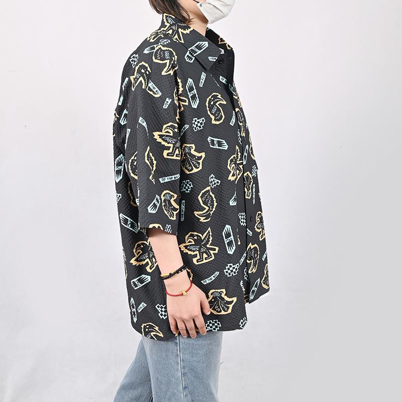 Vans Off The Wall Простое Удобное Поло Мужские Рубашки Черный VN000NNEEDF