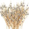 200 Disposable Fruit Skewers, Bamboo Skewers, Flower Skewers, Fruit Forks, Creative Art Toothpicks, Cocktail Skewers, Sandwich Skewers, Fruit Inserts,