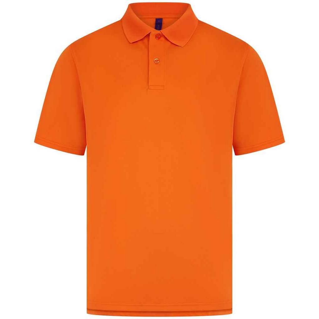 Henbury Мужская рубашка поло из пике