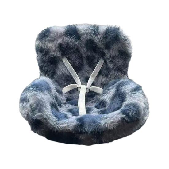 Car Safety Seat for Dolls Decorative Sofa Seat with Furry Cushion And Headrest for Car Air Vents Decor To Display Doll Toy