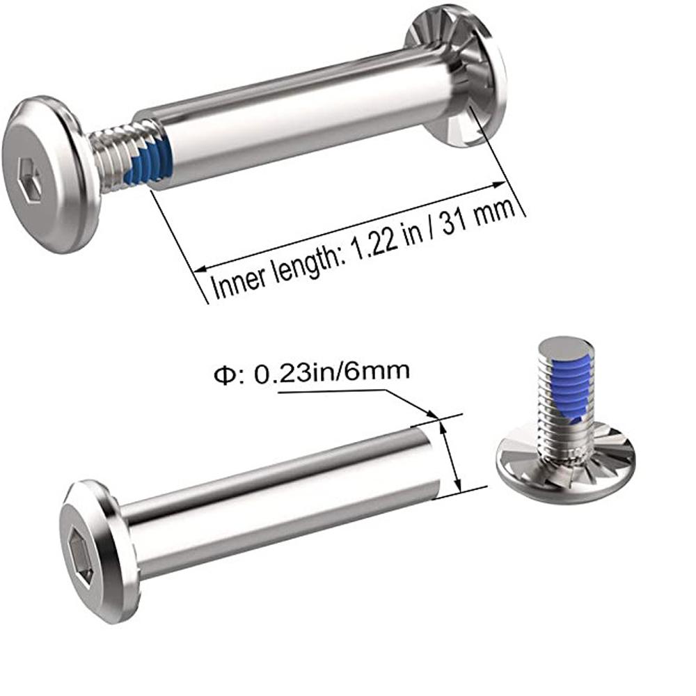 Винты Коньки Роликовые Коньки Ролики Обувь для Катания Оси Винт для Роликовых Коньков Проставка для Обуви для Катания Внутренние и Внешние Винты