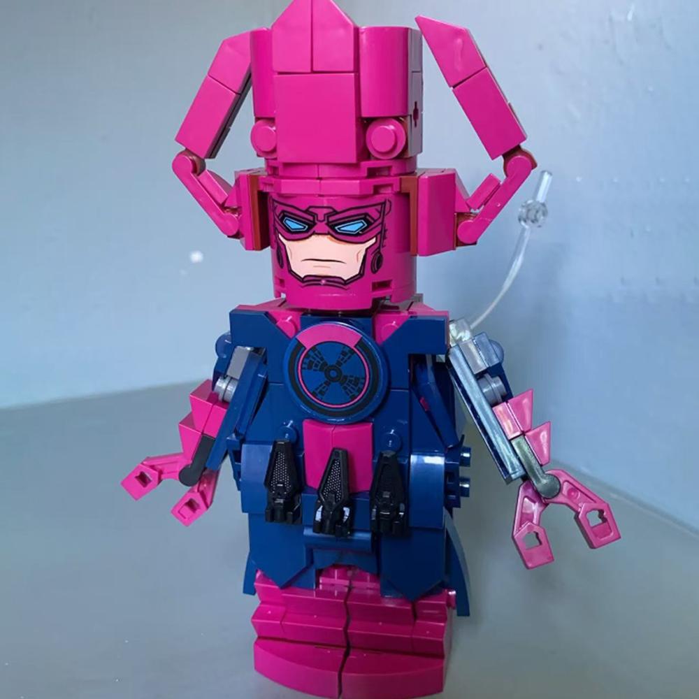 MOC 227 деталей Горячий Известный Герой Фильм Moc Галактус Фигурки Персонажей Модель Индивидуальная Головоломка Креативные Идеи Детские Игрушки Подарки на День Рождения