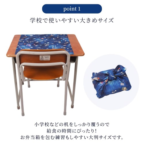 COLORFUL CANDY STYLE Lunch Cloths/School Lunch Napkins (45cm x 45cm), Water-Repellent, No-Iron, Set of 2, Blue Lagoon, Water-Repellent, Lightweight, S