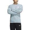 adidas Свитшот с принтом логотипа и круглым вырезом, мужской свитшот, синий HY5849