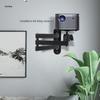 Foldable Wall Mount Projector Bracket with Universal Ball Head for Bedside Use
