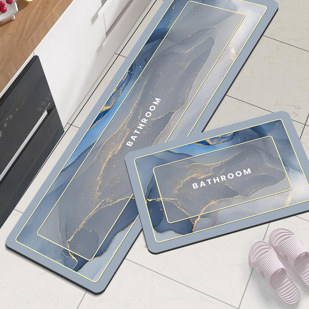 Diatomite Kitchen Floor Mat Waterproof Kitchen Rug Non-slip Long Area Room Carpet For Hallway Washable