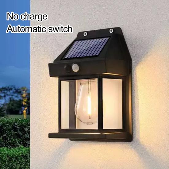 Настенные светильники на солнечных батареях, уличный настенный светильник с 3 режимами освещения, датчик движения