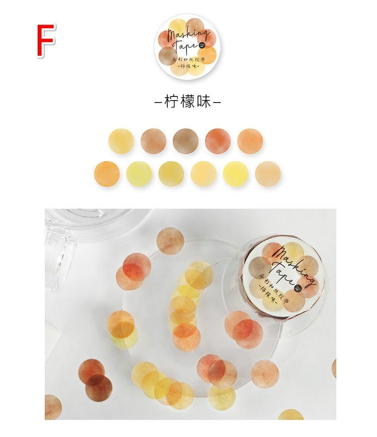 1 рулон школьные канцелярские принадлежности красочные маскировочные ленты в горошек журнал студенческие наклейки для тетрадей дети DIY декоративный дневник Скрапбукинг