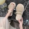 Mesh Fairy Style Two Wear Slippers for Women 2025 New Summer Outfit Thick Bottom Hundred Matching Skirts Beach Sandals