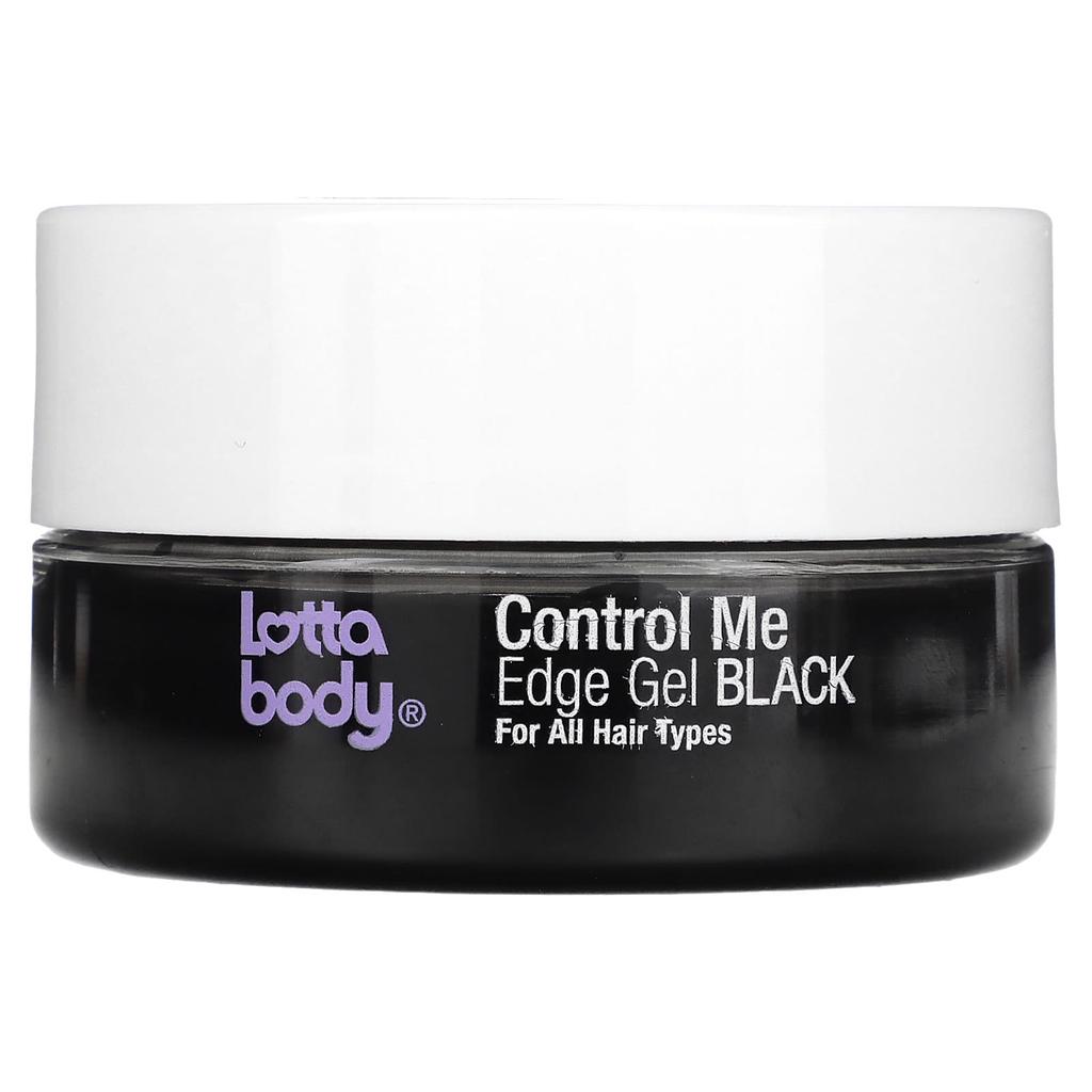 Lottabody Control Me, Edge Gel, черный, с маслами кокоса и ши, 2,25 унции (63,7 г)