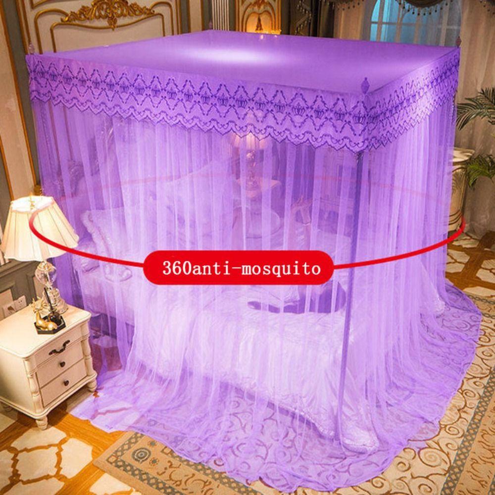 Queen Size Princess Style Home Decoration Mesh Bed Canopy Bed Tent Mosquito Net Bedding Article