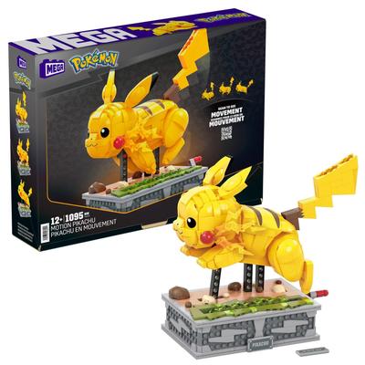 Mega Bloks Pokémon Пикачу бежит! Движущийся набор блоков Пикачу, 1095 деталей, для детей от 12 лет, HGC23