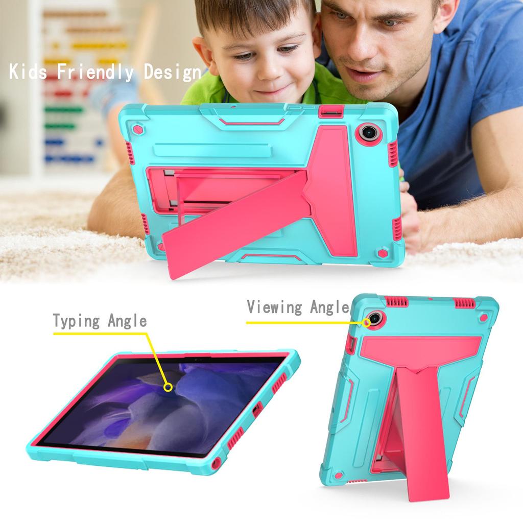 Защитный силиконовый чехол для планшета Samsung T515 с Т-образным кронштейном — защита от падений для планшета T507