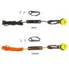 Downrigger Weight Retriever 86.6-Inch Cord with Snap Fairlead Cleat Boat Fishing Tool for Trolling and Deep-Sea Fishing