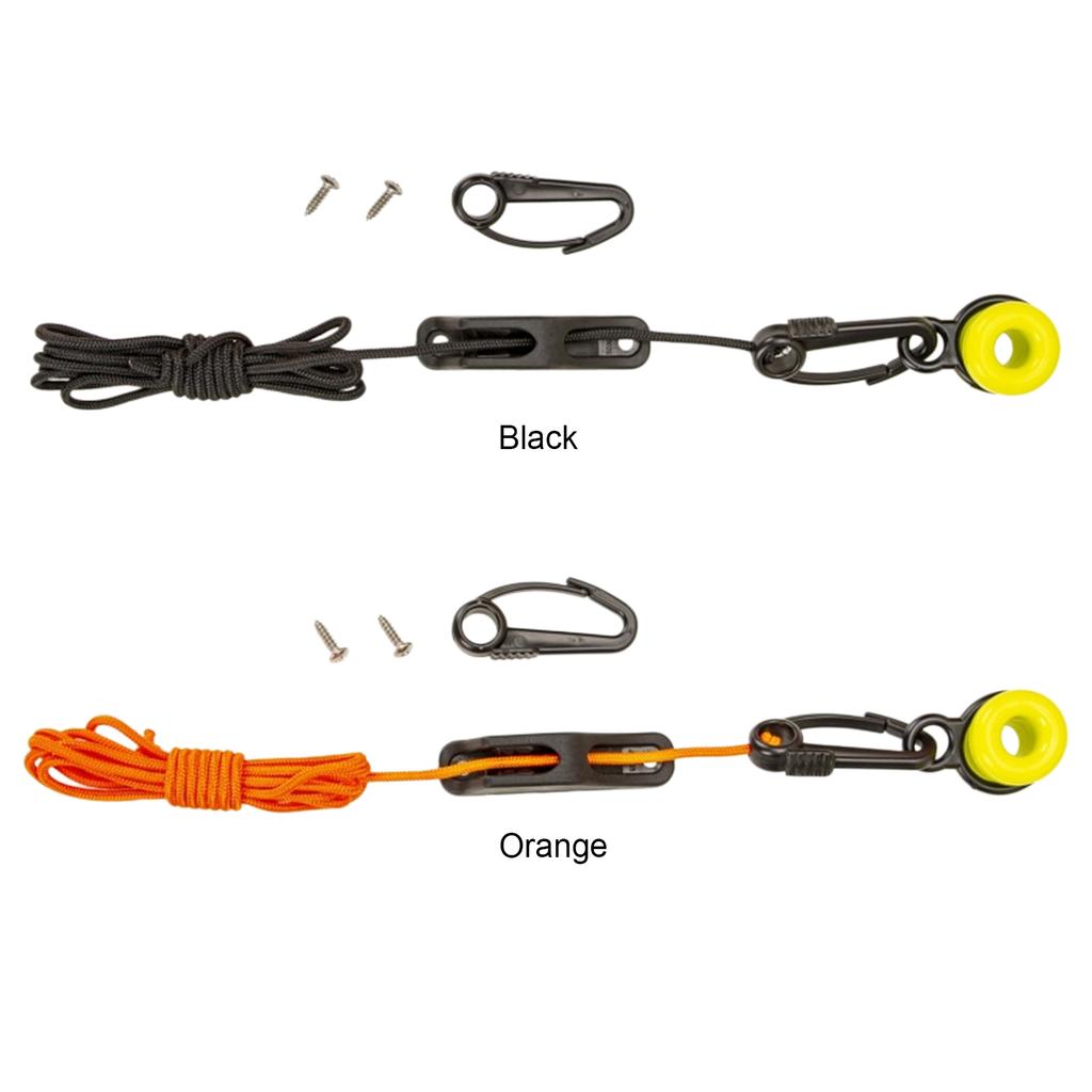 Downrigger Weight Retriever 86.6-Inch Cord with Snap Fairlead Cleat Boat Fishing Tool for Trolling and Deep-Sea Fishing