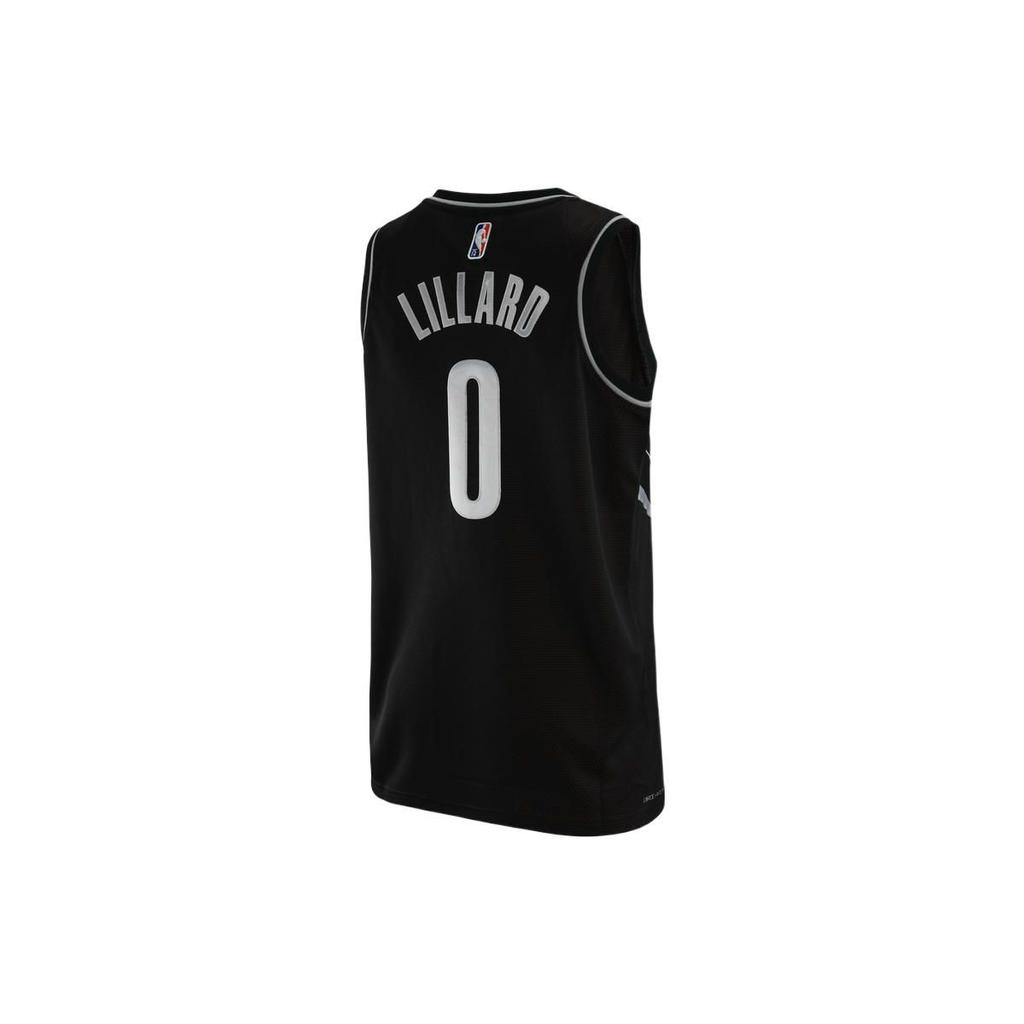 Nike Portland Trail Blazers D Lillard Swingman Джерси Черный Мужская уличная одежда DH8068-010