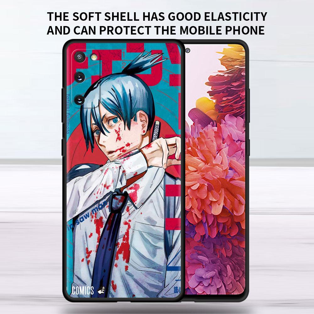 Case For Samsung Galaxy Note 20 Ultra 10 Plus Lite 9 8 A50 A70 A30 A20e A20 A40 A10 A10e A60 Phone Cover Manga Chainsaw Man Capa