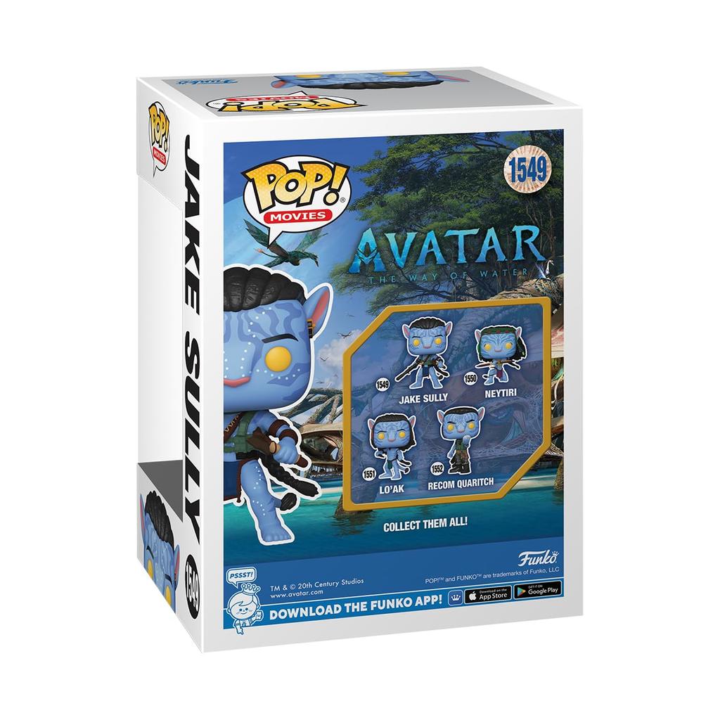 Аватар Путь Воды Джейк Салли Фигурка Funko Funko (Боевая поза) ПОП!