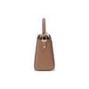 New MICHAEL KORS Karlie Cow Leather Shoulder Bag, Crossbody Bag, Handbag Small Women's Vanilla White/Acorn Brown 32F1GCDC1B-149