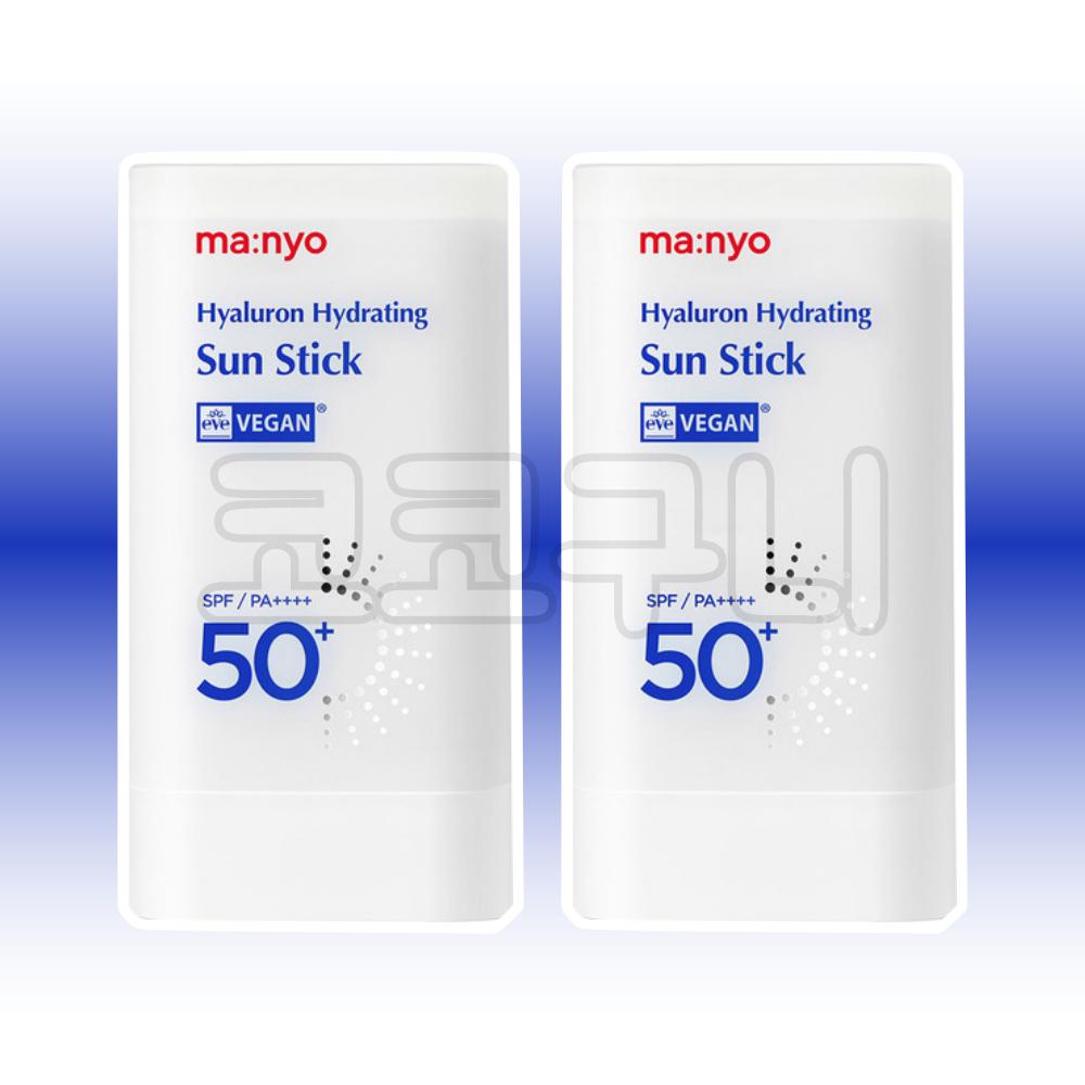 1+1 Manyo Factory Гиалуроновая увлажняющая солнцезащитная палочка 18 г 2 шт.