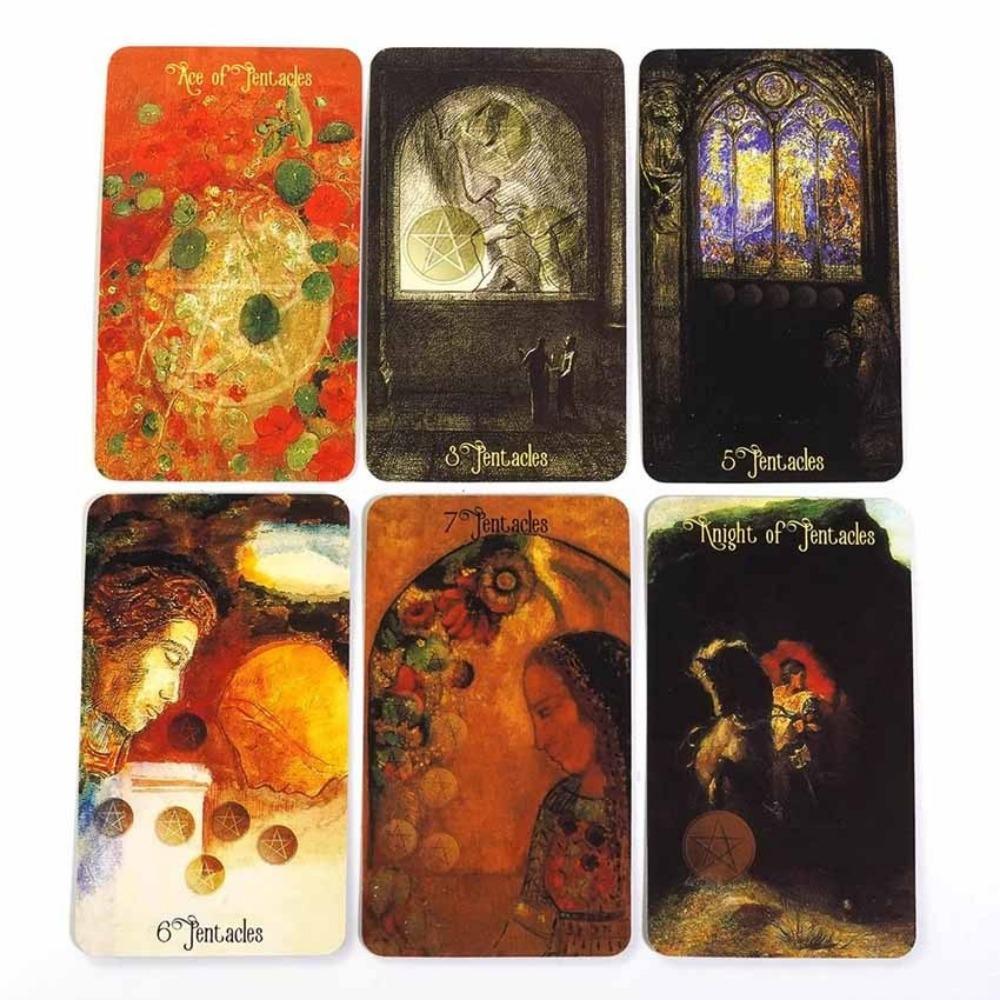 10,3*6 см Таро Одинокого Мечтателя 3-го числа (и финал) Ограниченное издание колоды Таро, вдохновленной работами художника-символиста Одилона Редона.