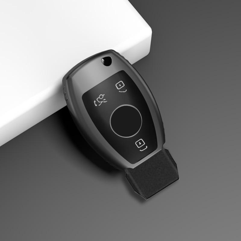 ТПУ для Mercedes Benz W203 W204 W212 C180 GLK300 CLS CLK CLA SLK C S E Класс Чехол-футляр для брелока автомобиля Держатель-сумка Брелок