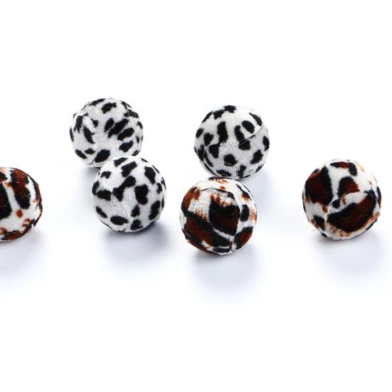 Puntos 5 шт. кошка котенок забавная зебровая полоска леопардовый мяч играть игрушка-тизер интерактивный питомец