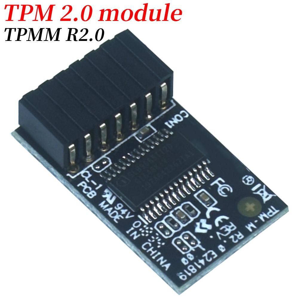 Для модуля TPM Asus TPM-M R2.0 LPC 14-1 контакт доверенной платформы (доверенный платформенный модуль) Модуль 15x25 мм TPM-M R2.0 для материнских плат Asus
