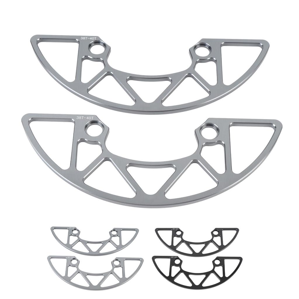 Cycle Chainring Guard Aluminum Alloy 104BCD Cycle Sprocket Protector for 38 to 40T Positive Negative