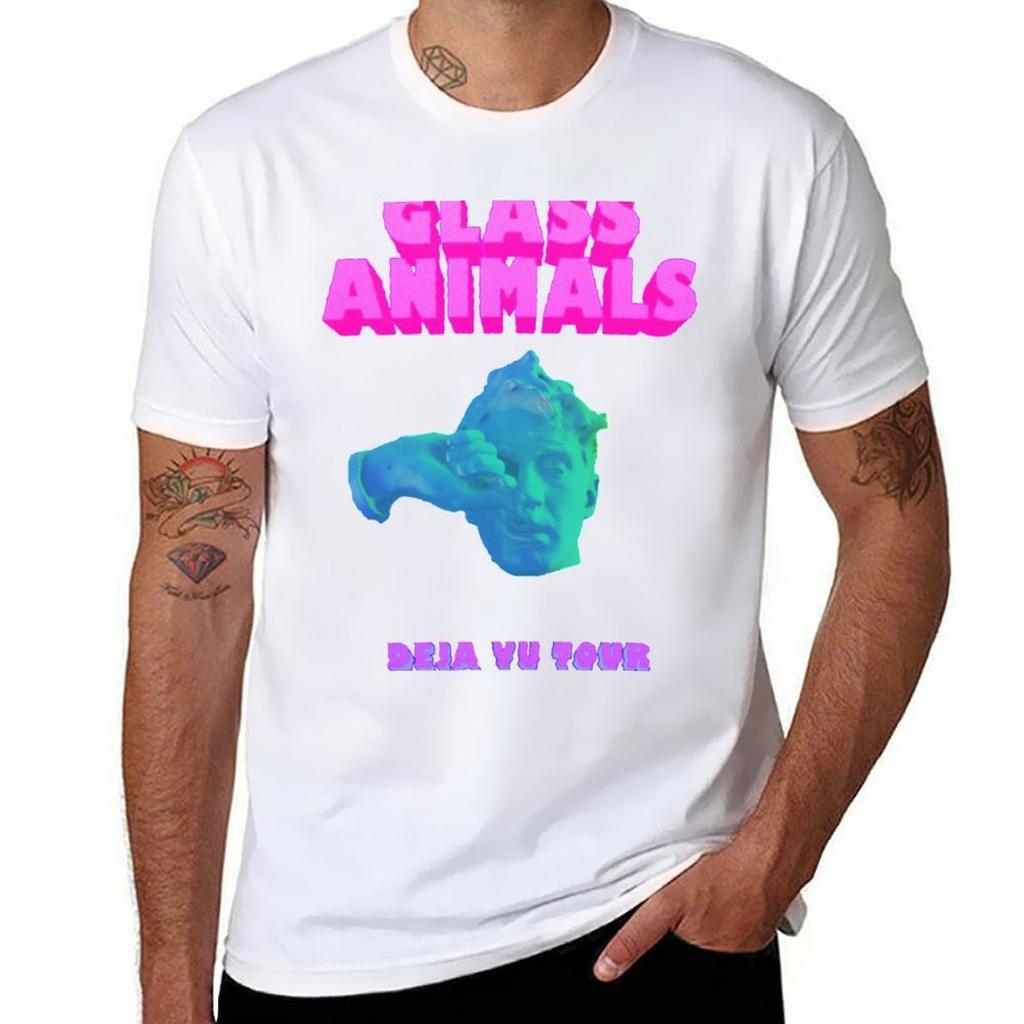 Glass Animals Deja Vu TShirt Comfortable Basic Crew Neck Tee
