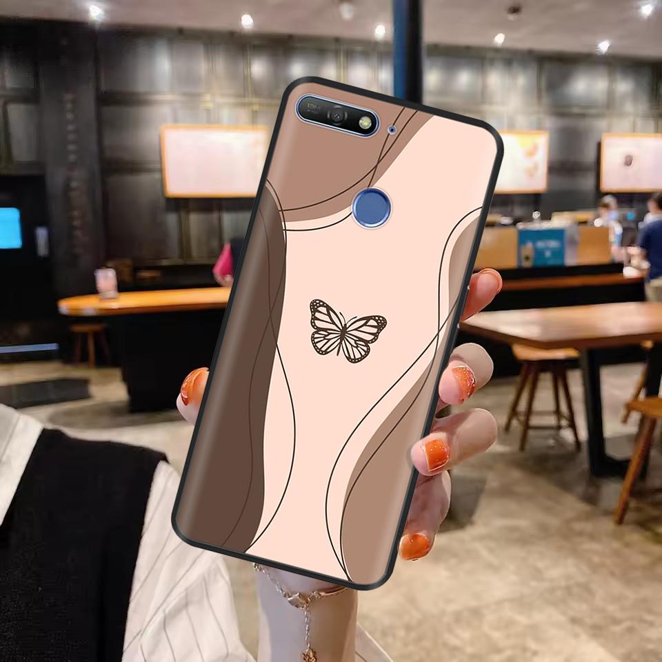 Cute Candy Painted Cover For Huawei Honor 7A Pro Case Soft Silicone Back Cover For Honor 7C Cases Honor7A Pro 5.7" Cases Bumper