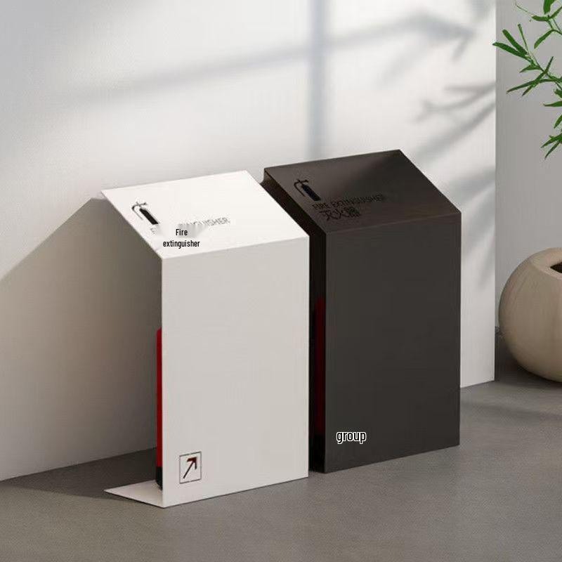 Fire Extinguisher Rack with Storage and Safety Cover for Dry Powder