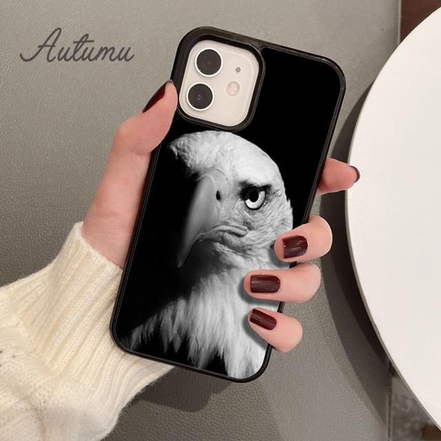 Чехол для телефона Mantin Bird Eagle hawk для iPhone 11 12 13 14 Pro Max mini X XR XS SE 2020 5 6S 7 8 Plus Samsung Galaxy S21 S22