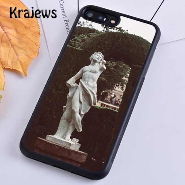 Krajews Vintage Plaster Statue David Aesthetic Art Phone Case For iPhone 14 SE 6 7 8 Plus XR XS 11 12 13 Pro Max Galaxy S21 S22