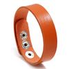 Vintage Adjustable Leather Bracelet Smooth Leather Bracelet Men Simple All-match Colorful Charm Jewelry Bracelets Bangles Cuff Bracelet