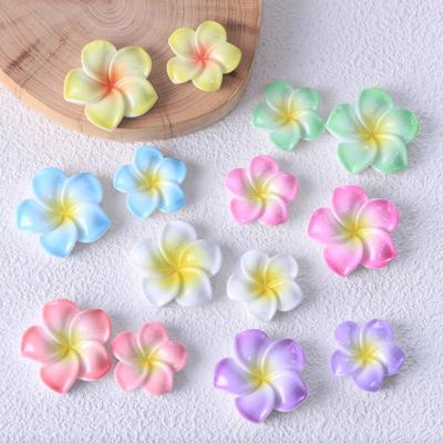 Цветок Франжипани из смолы DIY Ювелирные изделия: Брелоки, Подвески, Заколки для волос и Нашивки