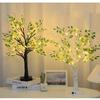D5 Led Tree Light Indoor Simulation Green Leaves White Birch Tree Home Decoration Lights Christmas Party Popular Luminous Tree