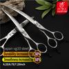 Серия Fenice King JPVG10 6,25/6,75/7,25 дюйма Профессиональные ножницы для груминга домашних собак 38° Изогнутые ножницы для стрижки шерсти животных