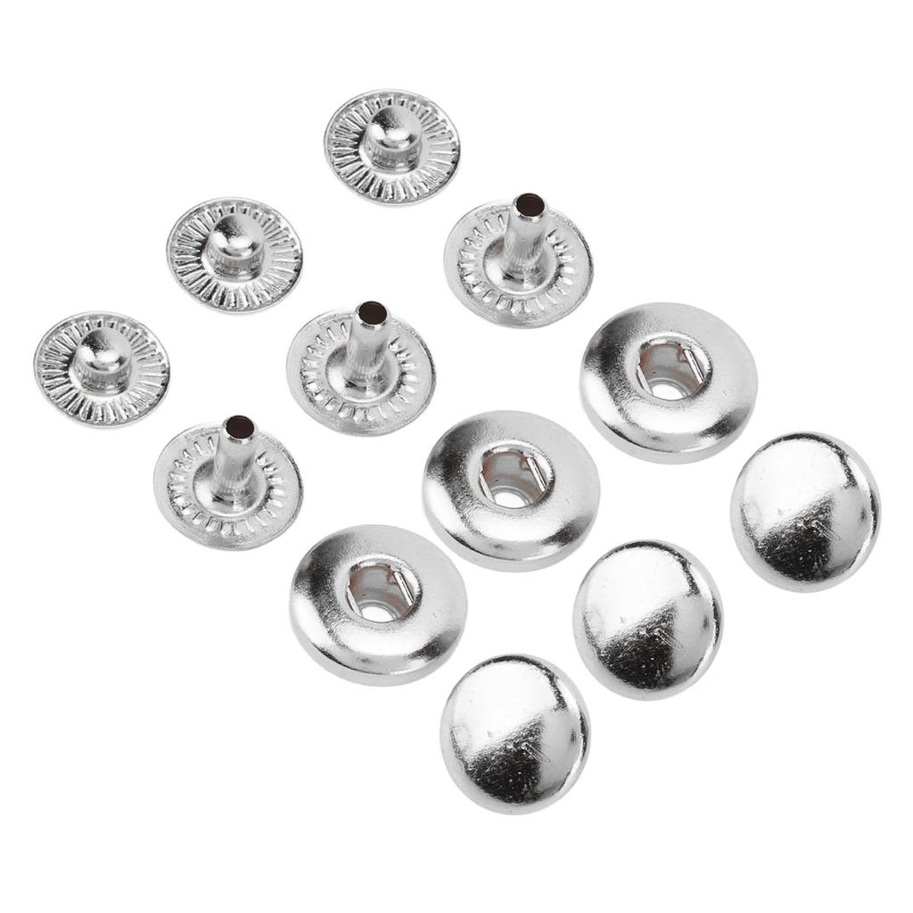 Набор кнопок-застежек 200 шт. 8 мм Прочная медь Изысканный блеск Широко используются Кожаные кнопки для одежды