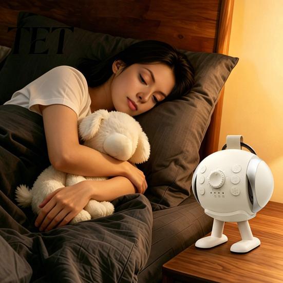Portable White Noise Machine for Baby Sound with Bluetooth-compatible Speaker, Sleep Soother Compact Aid, USB Rechargeable Speaker Sleep, Nursery,