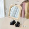 Cute Makeup Mirror High Definition Vanity Mirror Portable Desktop Design for Students Dorm Office Home Daily Makeup Grooming